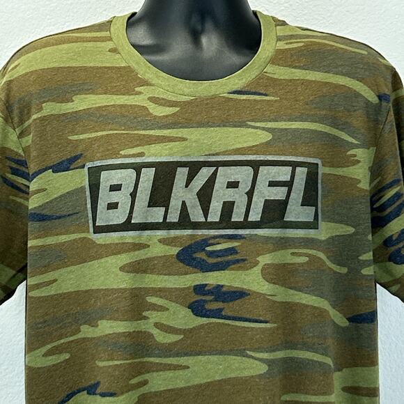 Black Rifle Coffee Company T Shirt BLKRFL Camo Camouflage Green Tee XL X-Large - Picture 1 of 7